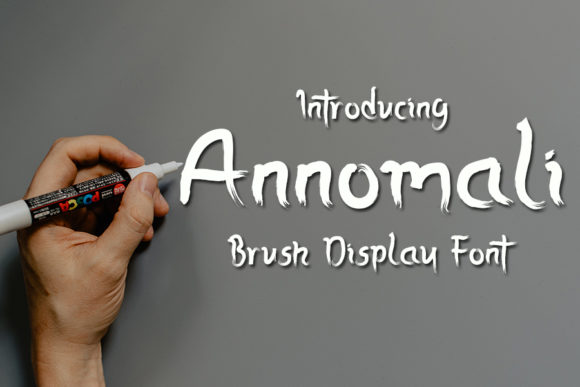 Annomali: A Display Font for Bold Branding