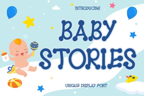 Baby Stories Font Review for Editorial Design
