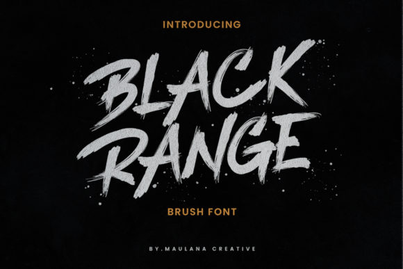 Black Range: A Bold Display Font for Editorial Design