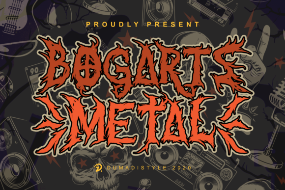 Bogarts Metal: A Spooky Font for Editorial Design