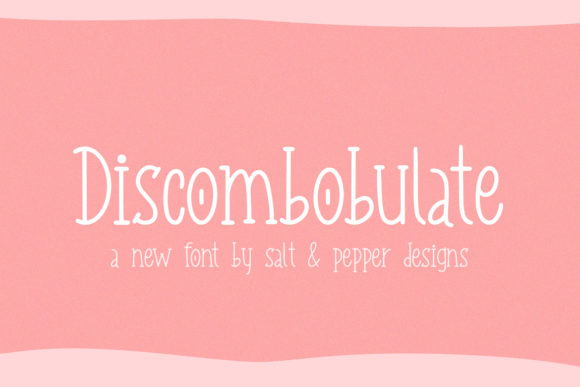 Discombobulate: A Quirky Display Font for Modern Web Design