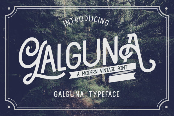 Galguna: A Display Font with a Distinctive Editorial Edge