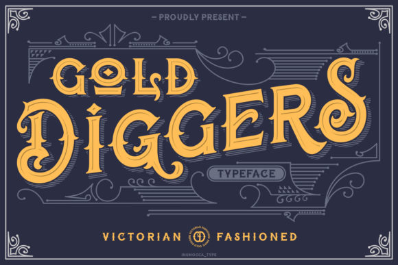 Gold Diggers Font for Editorial Design