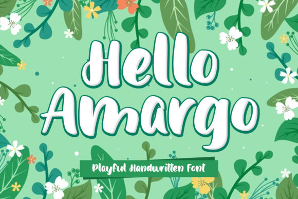Hello Amargo Display Font for Web Design