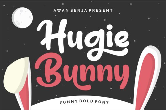 Hugie Bunny: A Playful Display Font for Creative Projects