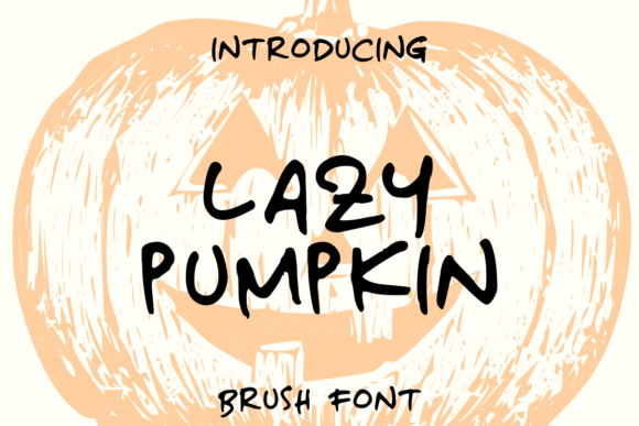 Lazy Pumpkin: A Relaxed Display Font for Creative Brands