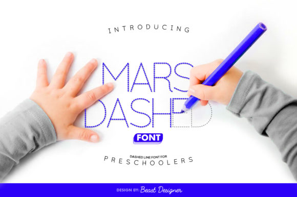 Mars Dashed: A Unique Font for Polished Branding