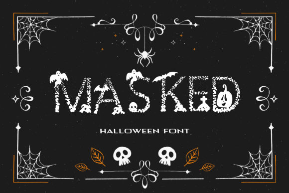 Masked: A Quirky Display Font for Bold Branding