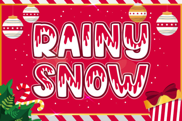 Rainy Snow: A Bold Font for a Strong Brand