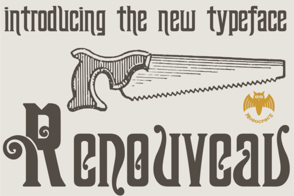 Renouveau Font for Vintage-Inspired Branding
