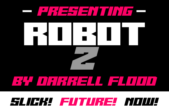 Robot Z: A Bold Display Font for Modern Design