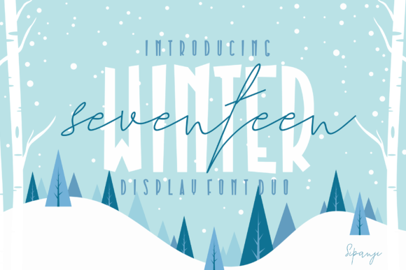 Seventeen Winter: A Timeless Display Font for Editorial Design