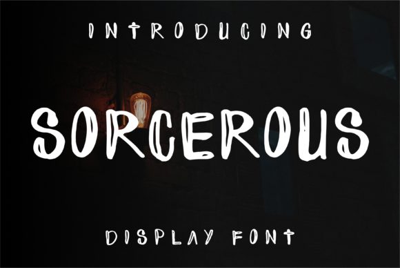 Sorcerous Font for Editorial Design