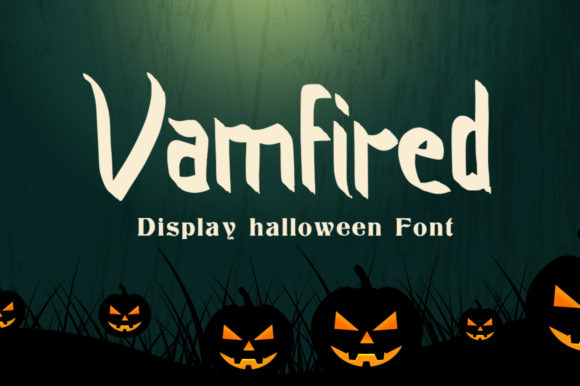 Vamfired: A Spooky Display Font for Editorial Projects